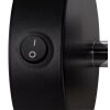 Wall Light Globo TUNNO black, 1-light source