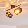 Liared Ceiling light black, 2-light sources
