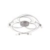 Paul Neuhaus NELIA Ceiling light LED stainless steel, 6-light sources