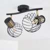 Bacau Ceiling Light black, 2-light sources