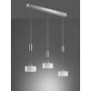 Pendant Light Fischer & Honsel premium Lavin LED glass, 3-light sources
