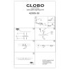 Globo OBARA under-cabinet light LED glass, 1-light source