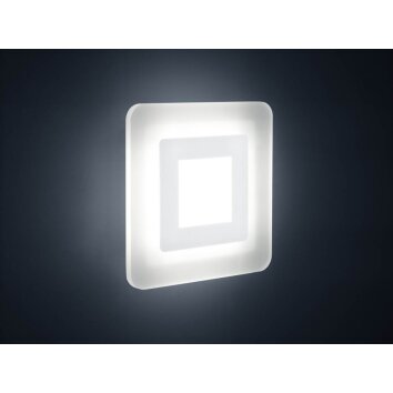 Helestra WES ceiling light LED white, 1-light source