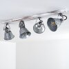 Berkeley Ceiling Light Light wood, galvanized, 4-light sources