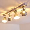 Berkeley Ceiling Light Light wood, galvanized, 4-light sources