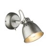 Globo HERNAN wall spotlight grey, silver, 1-light source
