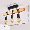 Barbengo Ceiling Light black, 3-light sources