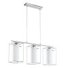 Eglo LONCINO 1 pendant light chrome, 3-light sources