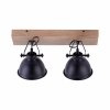 Leuchten Direkt Wall and Ceiling Light black, 2-light sources