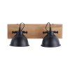 Leuchten Direkt Wall and Ceiling Light black, 2-light sources