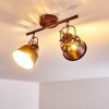Safari Ceiling Light rust-coloured, 2-light sources