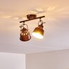 Safari Ceiling Light rust-coloured, 2-light sources