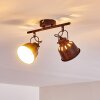 Safari Ceiling Light rust-coloured, 2-light sources