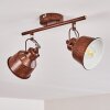 Safari Ceiling Light rust-coloured, 2-light sources