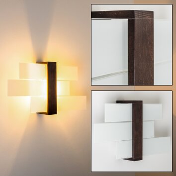Lovikka Wall Light Dark wood, 1-light source