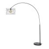 LAGHALERVEEN arch lamp anthracite, 1-light source