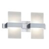 Trio Platon wall light LED aluminium, 2-light sources