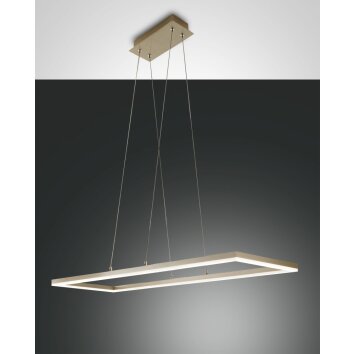 Fabas Luce BARD Pendant Light LED gold, 1-light source