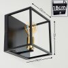 IBUSUKI Wall Light gold, brass, black, 1-light source
