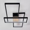 Alnarp Ceiling Light LED Light wood, black, 1-light source