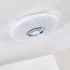 HADERUP Ceiling light LED chrome, white, 1-light source, Remote control, Colour changer