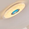 HADERUP Ceiling light LED chrome, white, 1-light source, Remote control, Colour changer