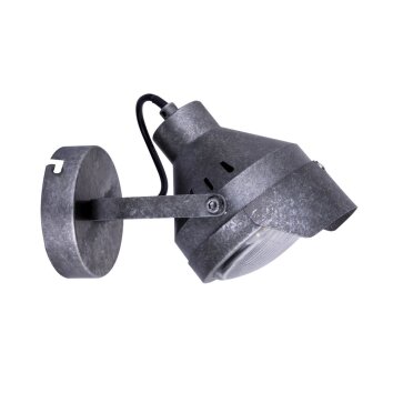 Globo STRAMET Wall Light black, 1-light source