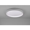 Reality ZETA Ceiling Light LED grey, 1-light source, Remote control