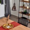 TIMOLA Pendant Light rust-coloured, black, 1-light source