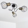 Bacau Ceiling Light black, 3-light sources