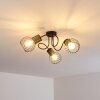 Bacau Ceiling Light black, 3-light sources