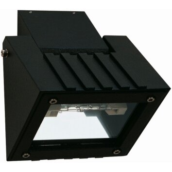 Albert 2410 outdoor wall light LED black, 1-light source
