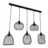 Pendant Light Globo ANYA black, 5-light sources