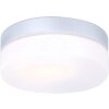 Globo VRANOS ceiling light stainless steel, silver, white, 1-light source