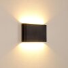 MARSH Outdoor Wall Light LED black, 2-light sources