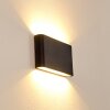MARSH Outdoor Wall Light LED black, 2-light sources