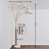 Nikkala Floor Lamp matt nickel, 5-light sources
