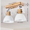 Orny Ceiling Light white, 2-light sources