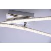 Leuchten Direkt Simon Ceiling Light LED chrome, 2-light sources