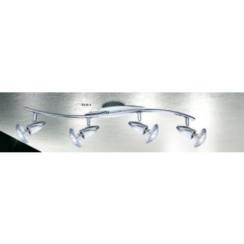 Globo LORD spotlight chrome, stainless steel, 4-light sources
