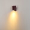 ZUOZ wall spotlight rust-coloured, 1-light source