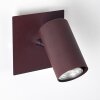 ZUOZ wall spotlight rust-coloured, 1-light source