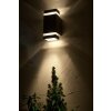 Lutec FOCUS outdoor wall light anthracite, 2-light sources