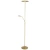 Steinhauer ZENITH Floor Lamp LED brass, 2-light sources