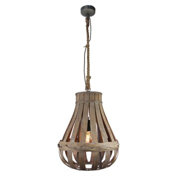 Brilliant KAMINIKA Pendant Light brown, 1-light source