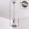 HEDEMORA Pendant Light grey, 1-light source