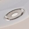 HADERUP Ceiling light LED chrome, white, 1-light source, Remote control