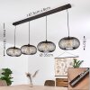 AGUEDA Pendant Light black, 4-light sources