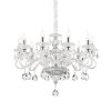 Ideal Lux NEGRESCO Chandelier chrome, Crystal optics, 10-light sources