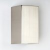 Tabera wall light brushed steel, 2-light sources